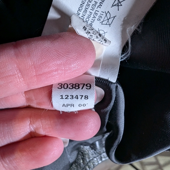 Gap vintage 2000 shiny leather jacket size small - Picture 5 of 8